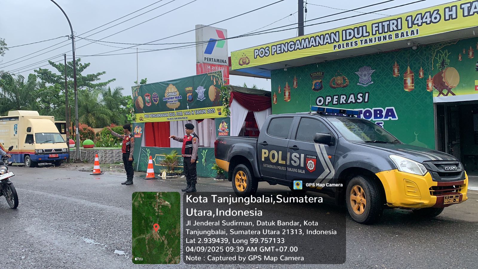 Sat Samapta Polres Tanjung Balai Gelar Patroli Dialogis di Kota Tanjung Balai