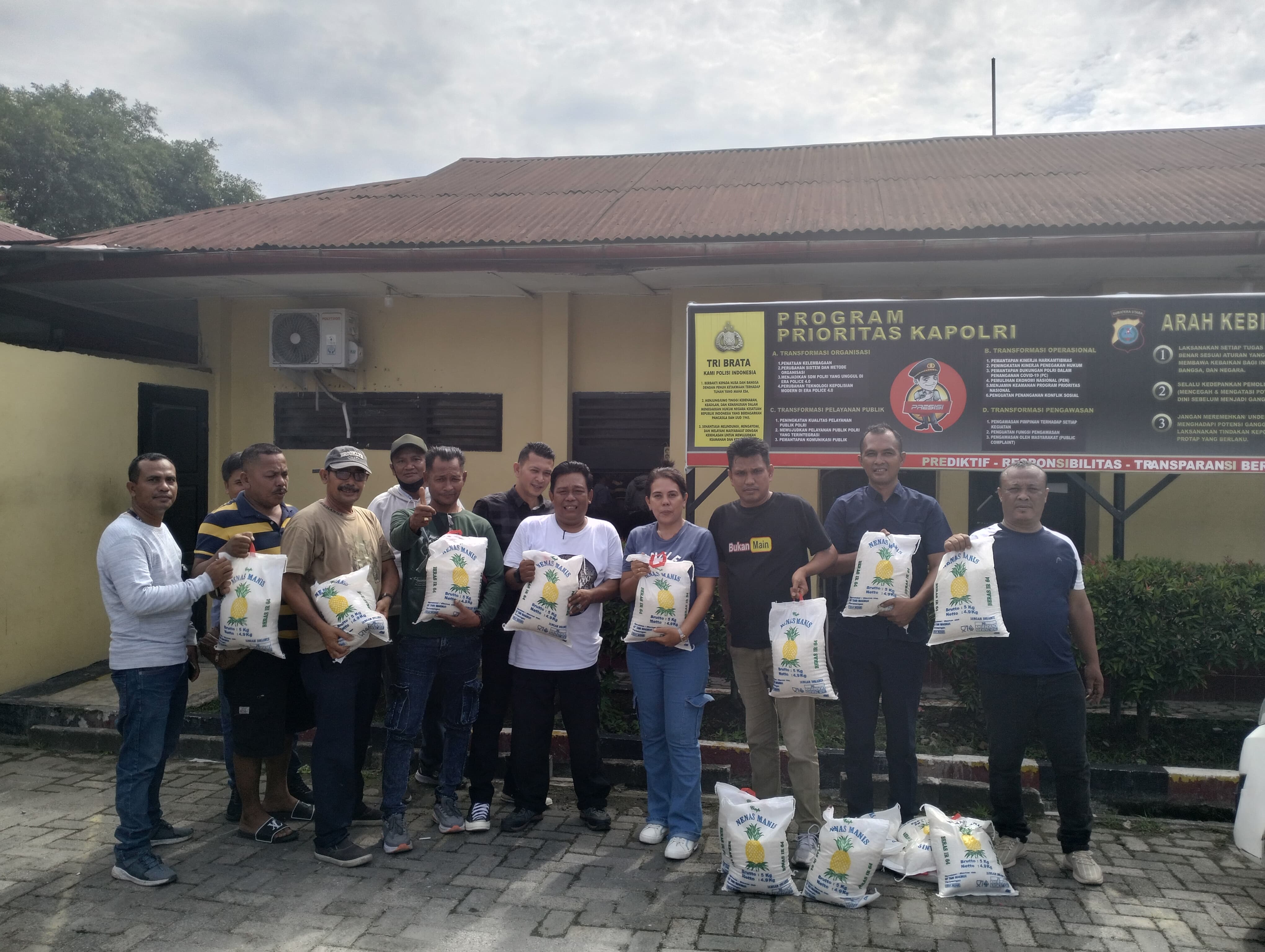 Menpererat Silaturahmi PT.Cipta Bernilai Abadi Gelar Bansos Kepada Awak Media