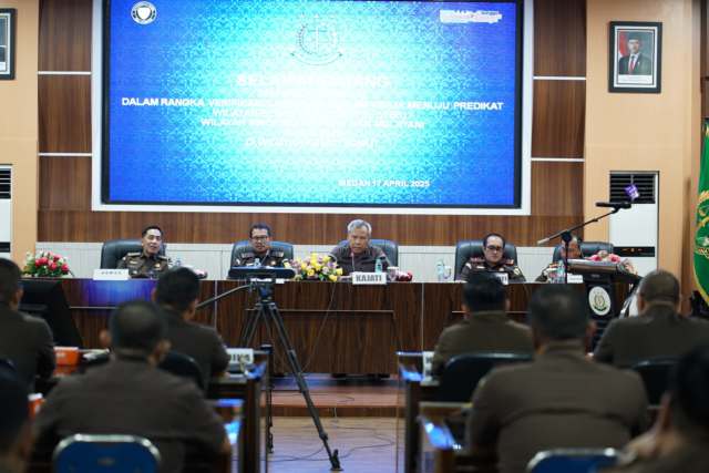 Kajati Sumut : Ikut WBK itu Bukan Kompetisi Tapi Kewajiban Menjadi Lebih Baik