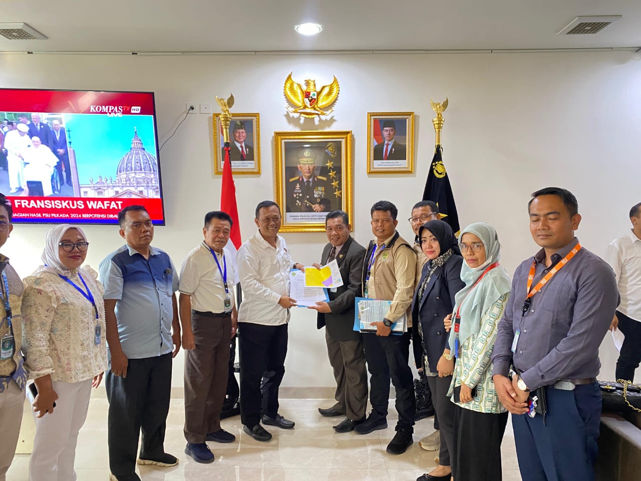 Kapolri Melalui Baintelkam Polri Terima DPP Maspera Dalam Rangka Audensi