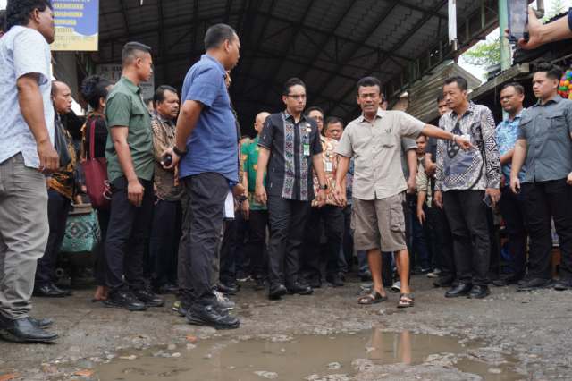 Jalan dan Drainase di Pasar Kwala Bekala Medan Johor akan Diperbaiki