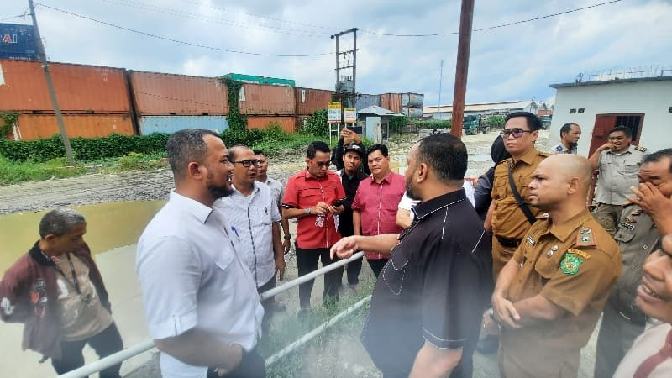 Terima Pengaduan Masyarakat, Komisi IV DPRD Medan Sidak SPBU Simpang Pintu Tol Belawan