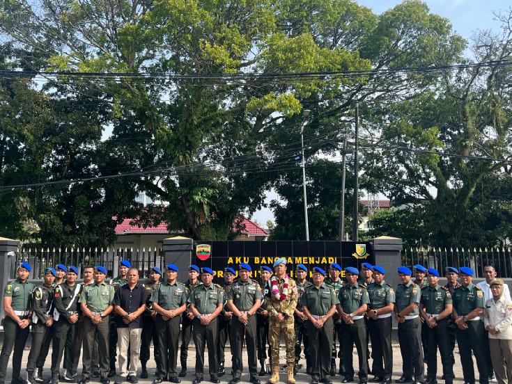 Denpom 1/5 Medan Gelar Giat Penerimaan Personel Kembali dari Penugasan Satgas Unifil SWMPU Konga XXV-P