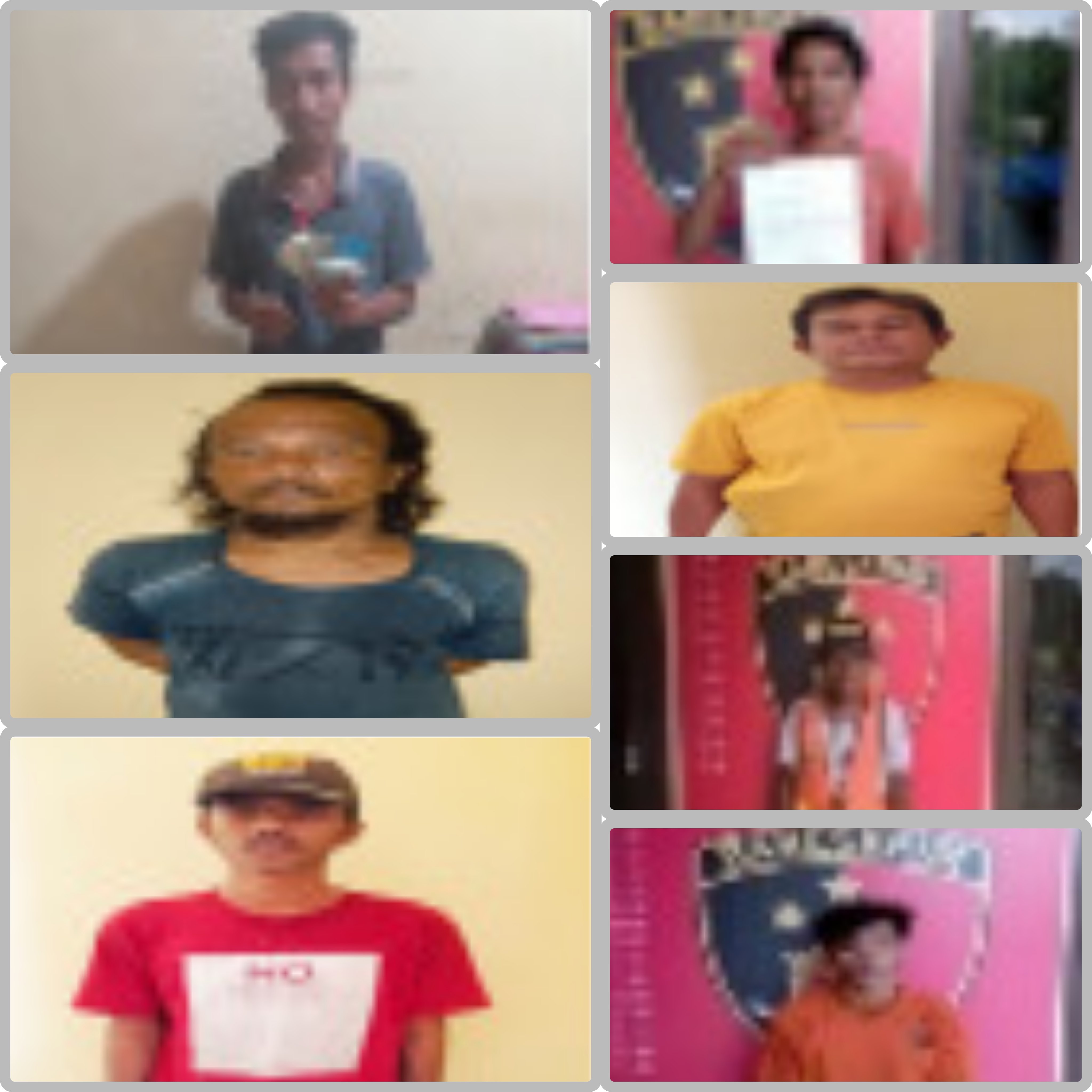 Delapan Orang Pelaku Pungli Digiring Ke Polres Binjai