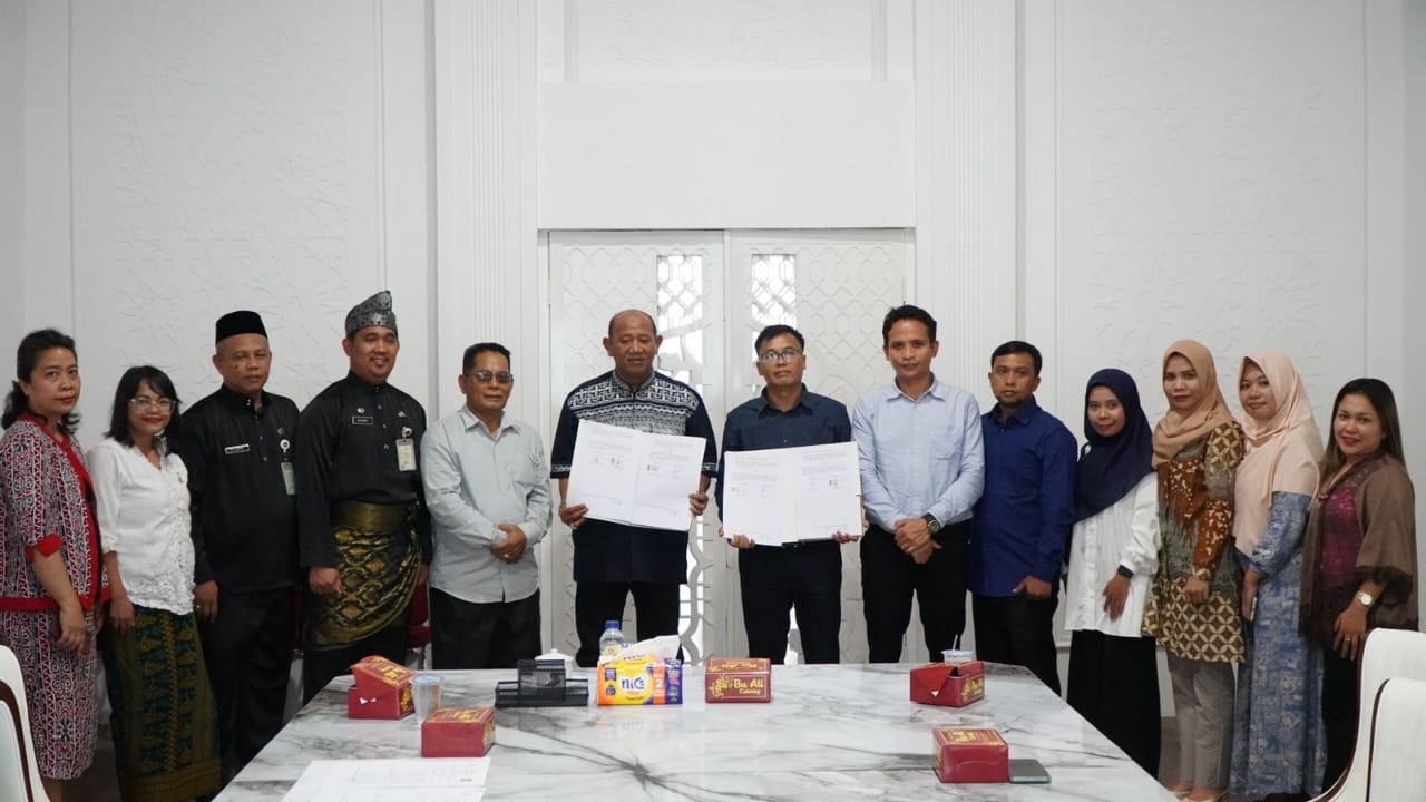 Bupati Langkat Syah Afandin Teken MoU Dengan Universitas Quality