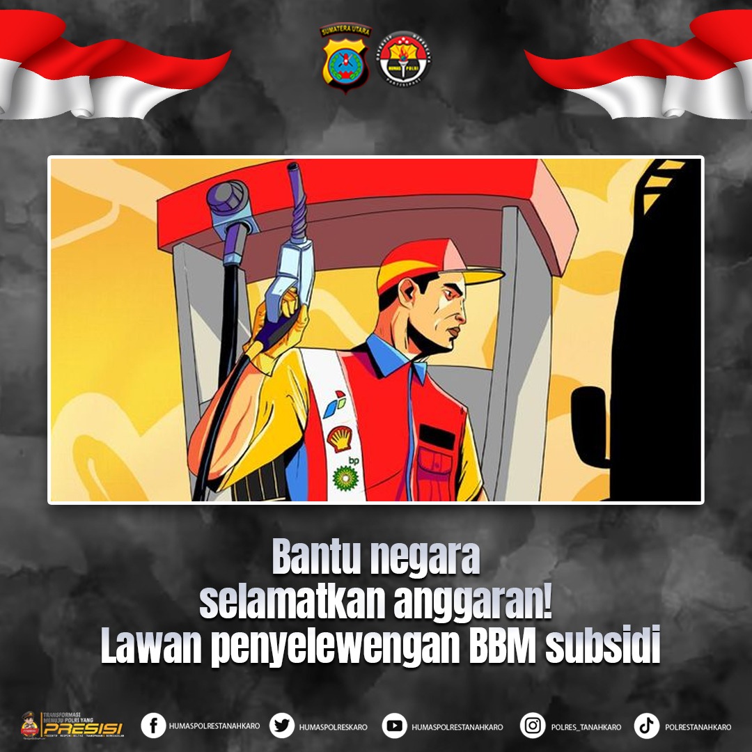 Polres Tanah Karo Ajak Masyarakat Bantu Negara Selamatkan Anggaran, Lawan Penyelewengan BBM Subsidi