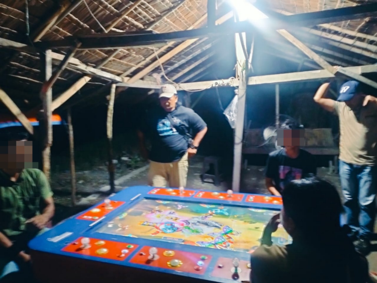 Satreskrim Polres Langkat Bongkar Praktik Tembak Ikan di Gohor Lama