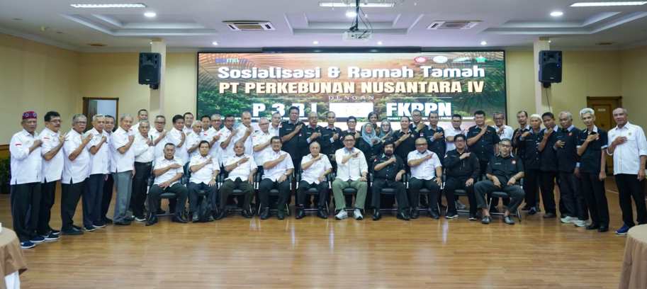 Silaturahmi dan Ramah Tamah PTPN IV Bersama P3RI dan FKPPN, Pererat Tali Kekeluargaan antara Manajemen dan Pensiunan