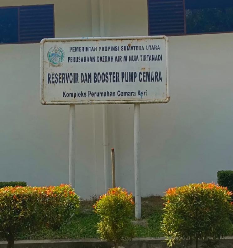 Pencucian Reservoir Booster Pump Cemara Perumda Tirtanadi