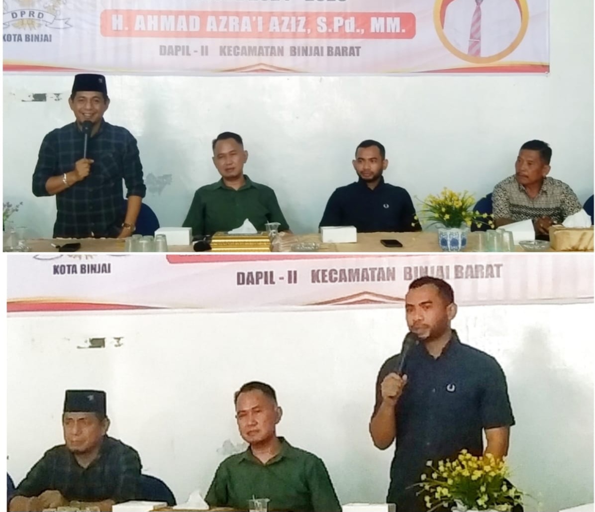 Dihadiri Ratusan Warga, H.Ahmad Az’rai Aziz Laksanakan Reses Anggota DPRD Kota Binjai