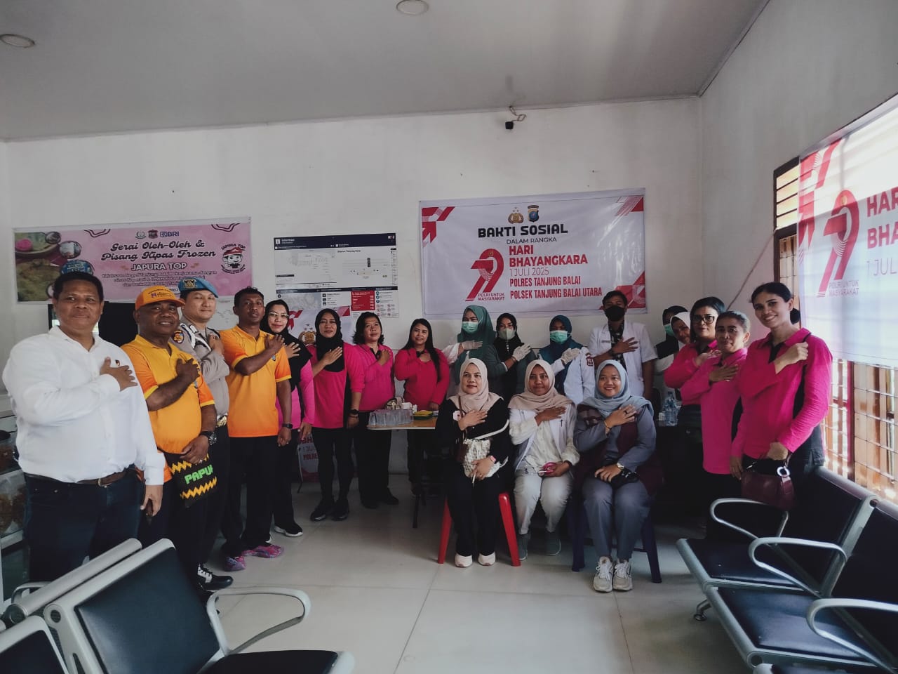 Polres Tanjungbalai Sambut HUT Bhayangkara dengan Aksi Nyata