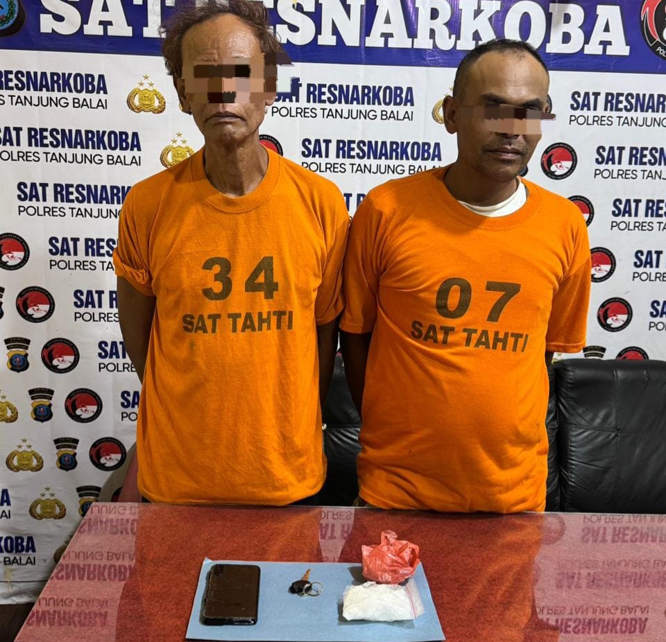 Respon Cepat Laporan Masyarakat, 2 Pengedar Digulung Sat Narkoba Polres Tanjung Balai