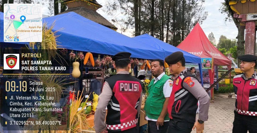 Patroli Dialogis Satsamapta Polres Tanah Karo, Jaga Kondusivitas & Dekatkan Diri dengan Masyarakat