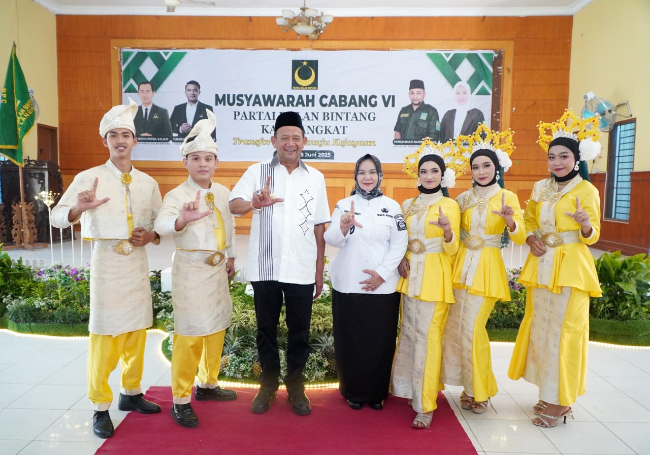 Syah Afandin Hadiri Muscab VI PBB Langkat, Dorong Sinergi Politik Untuk Pembangunan Daerah