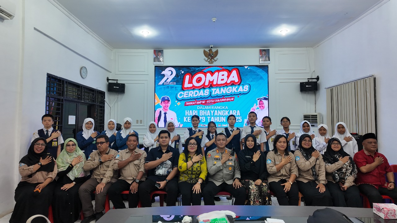 Polres Tanjungbalai Gelar Lomba Cerdas Tangkas Tingkat SMP