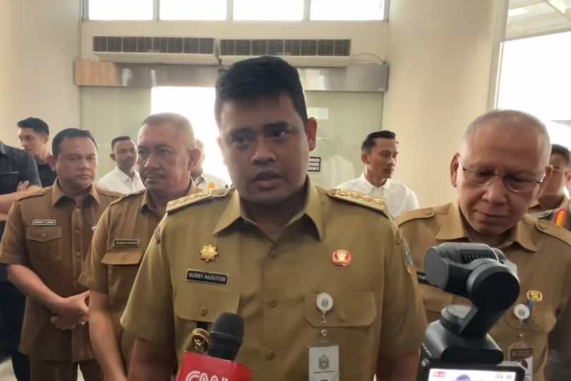 Gubernur Sumatera Utara M Bobby Afif Nasution.