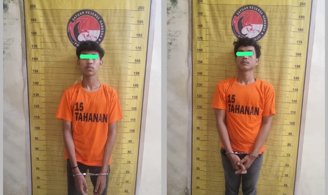 Bawa Ekstasi 10 Butir, Dua Pemuda Asal Helvetia Gol Ditangkap Polisi