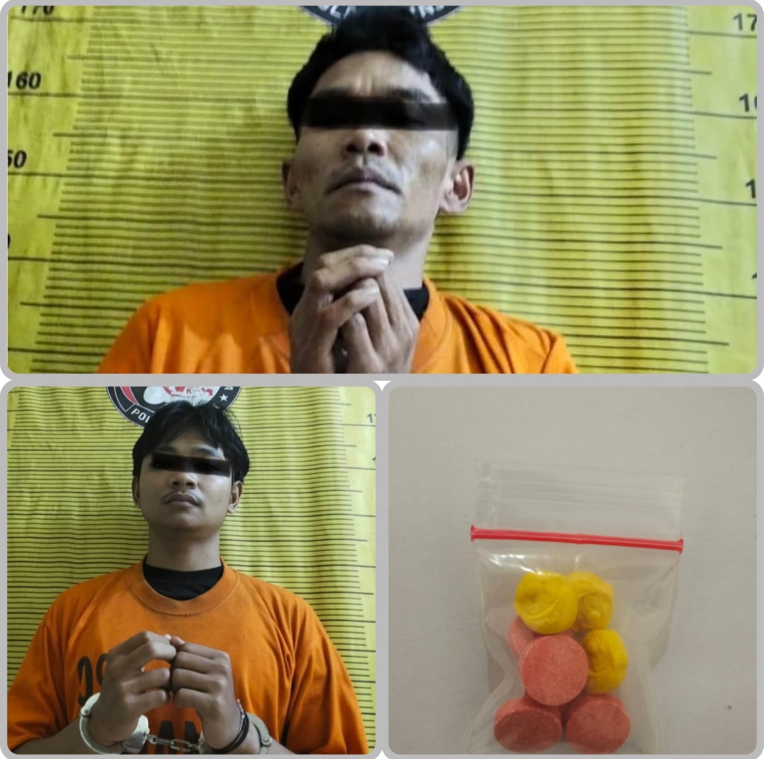 Dua Pria Diciduk Satnarkoba Polres Binjai Lagi Edarkan Narkoba