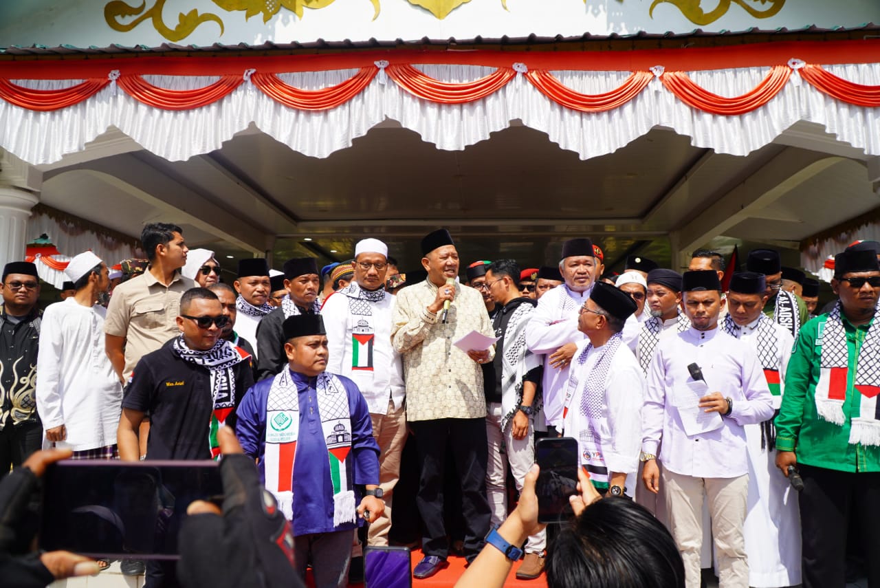 Bupati Langkat Serukan Solidaritas Untuk Palestina di Aksi Bela Gaza Jilid II