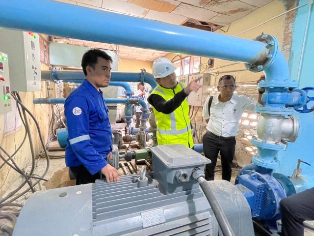 Pelaksana Tugas (Plt) Direktur Utama Perumda Tirtanadi Ewin Putra gerak cepat mengatasi gangguan pelayanan air minum di Cabang Tirtanadi Kabupaten Samosir Provinsi Sumatera Utara, Rabu (8/7/2025).