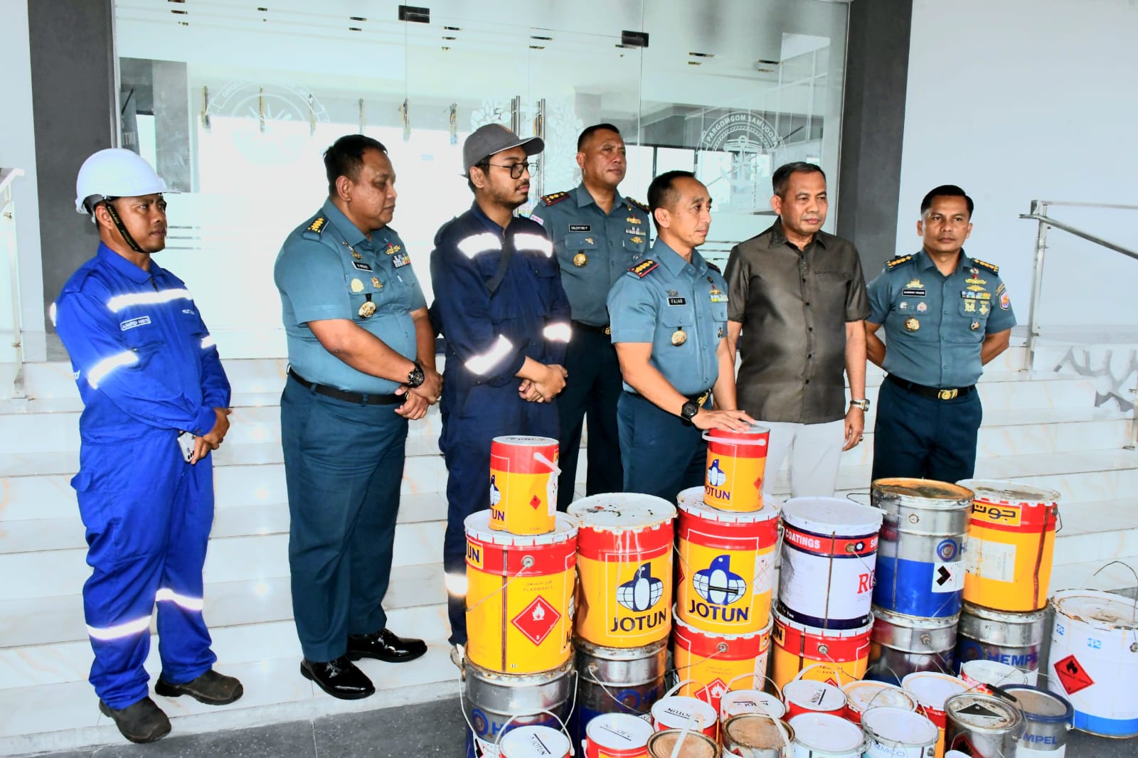 Viral di Medsos, TNI AL Amankan Barang Curian di Perairan Belawan