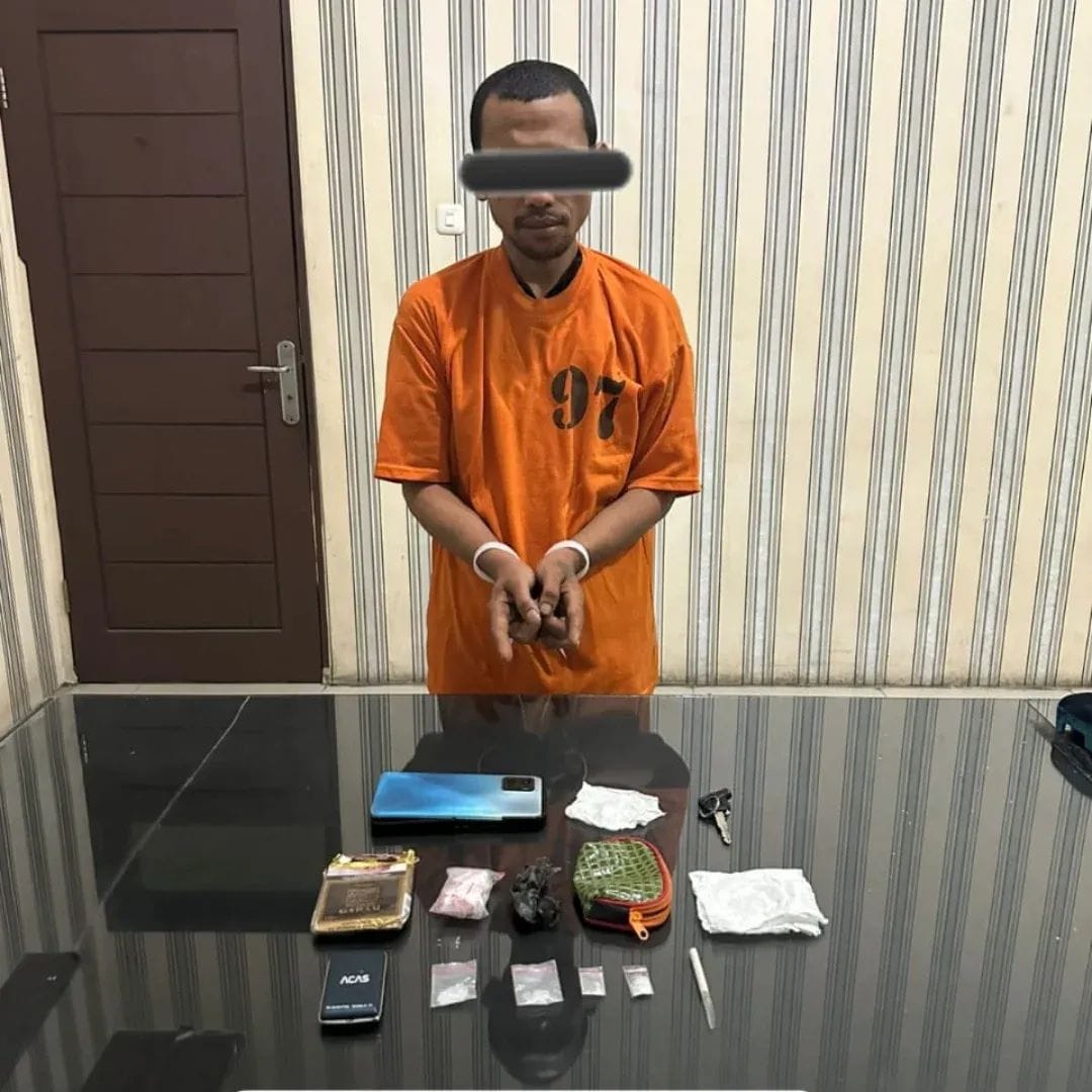 Residivis Kasus Narkotika Kembali Ditangkap Satresnarkoba Polres Tanah Karo