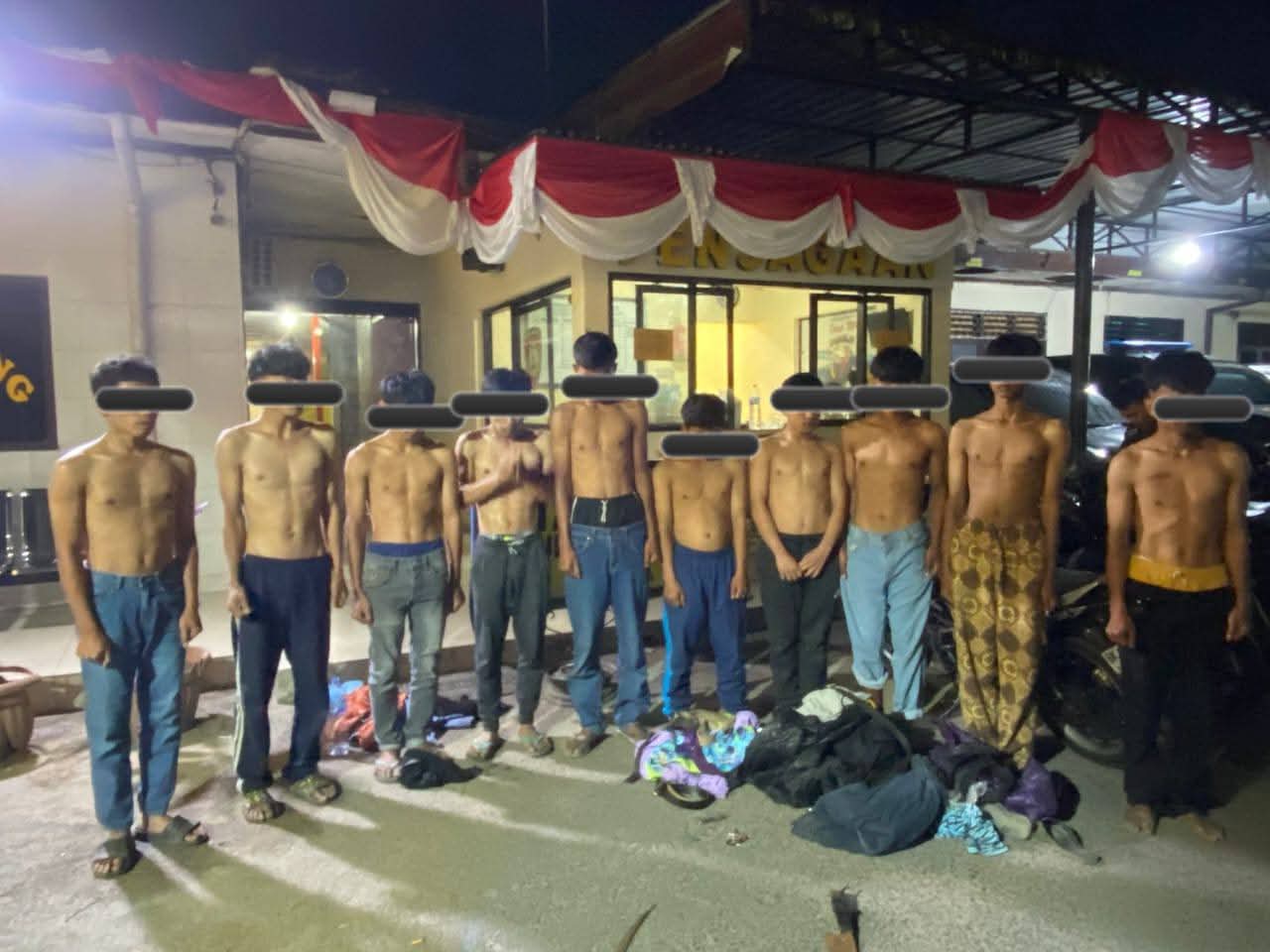 Polres Tanah Karo Tindak Tegas Remaja Tauran di Kabanjahe