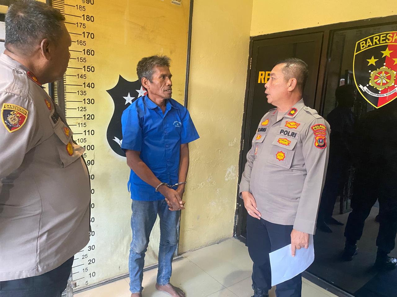 Kurang Dari 1×24 Jam, Pelaku Pembunuh Abang Kandung Berhasil Dibekuk