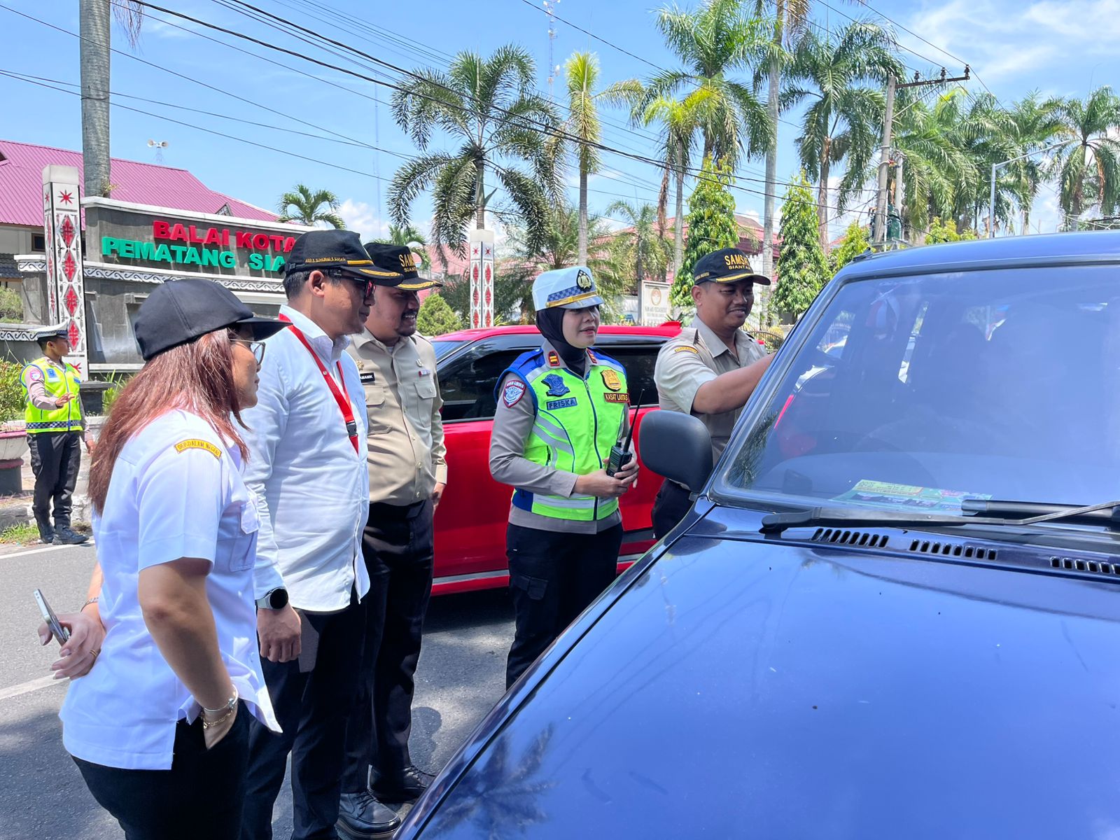 39 Kendaraan Terjaring Razia Gabungan Pajak Kendaraan,Ini imbauan Kasat Lantas Siantar