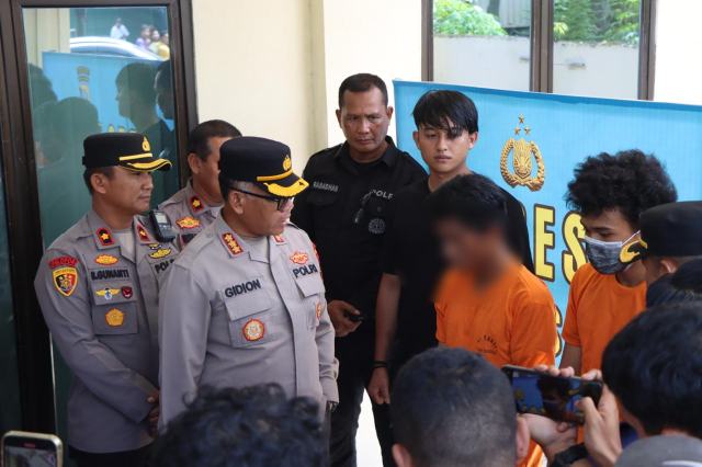 Polsek Sunggal Tangkap 2 Anggota Geng Motor Tersangka Begal, 6 Orang DPO