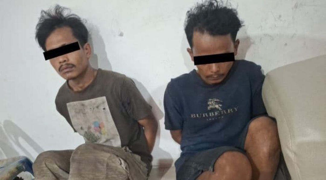 Sempat Viral! 2 Pencuri Rel Milik PT KAI Ditangkap di Stasiun Brayan