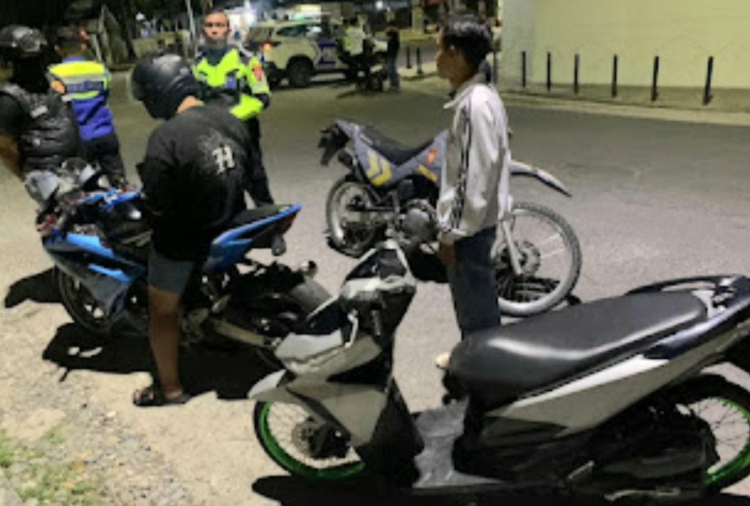 Polres Pematangsiantar Menggelar Operasi KRYD Hingga Dini Hari