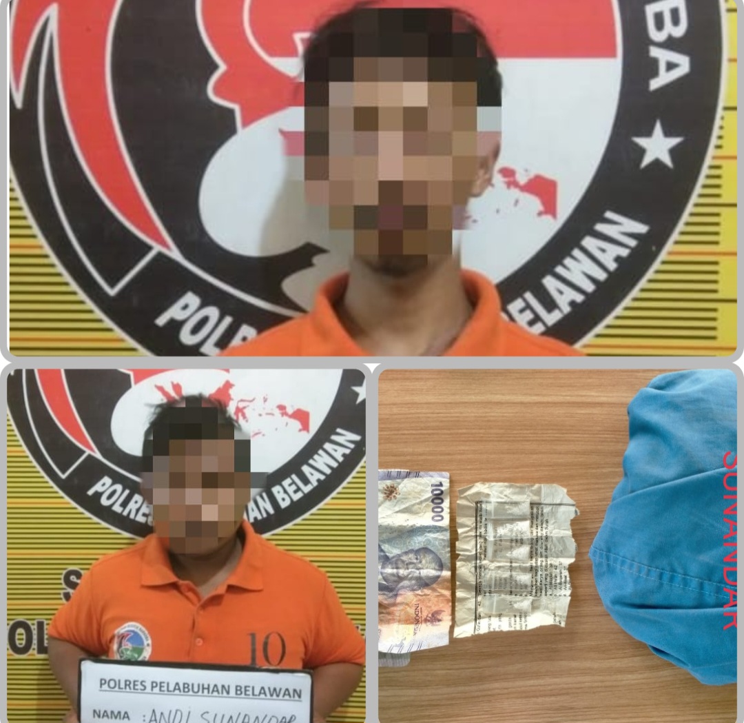 Pengedar dan Pengguna Sabu di Desa Manunggal Kompak Dijemput Polisi