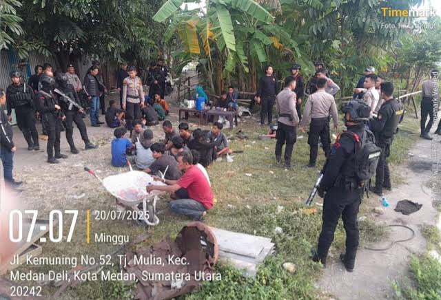 Tim Gabungan Tangkap Para Penjarahan Besi Tua di PT ARB