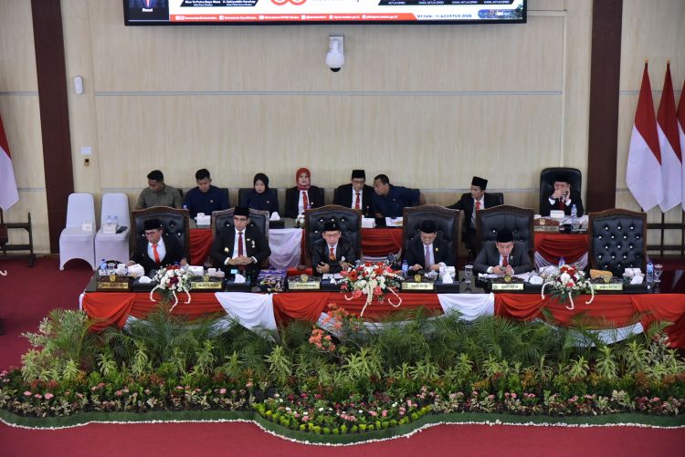 Rico Waas dan Zakiyuddin Harahap Hadiri Rapat Paripurna Dengarkan Pidato Kenegaraan Presiden Prabowo Subianto