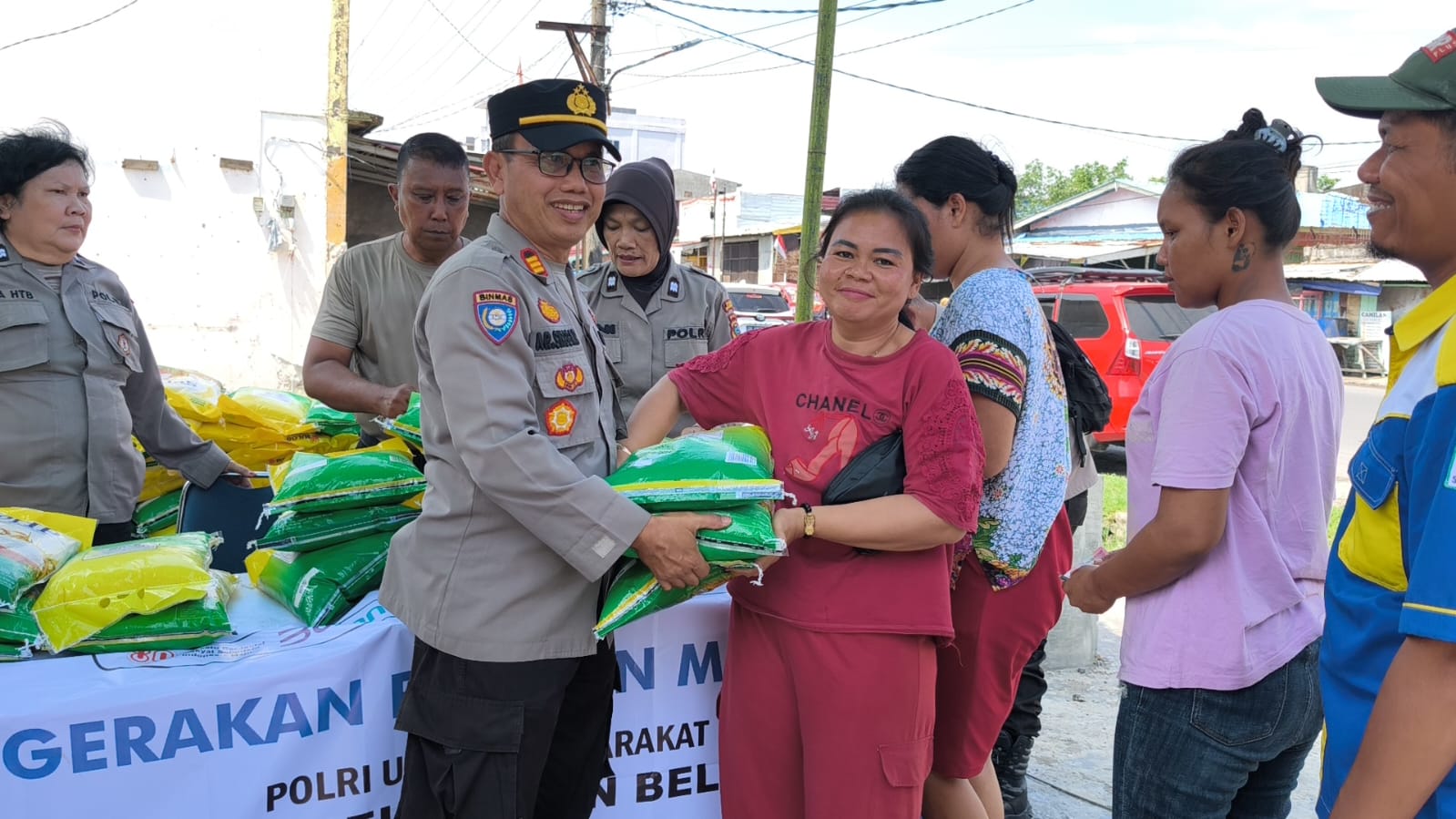 Polres Pelabuhan Belawan Gelar Gerakan Pangan Murah