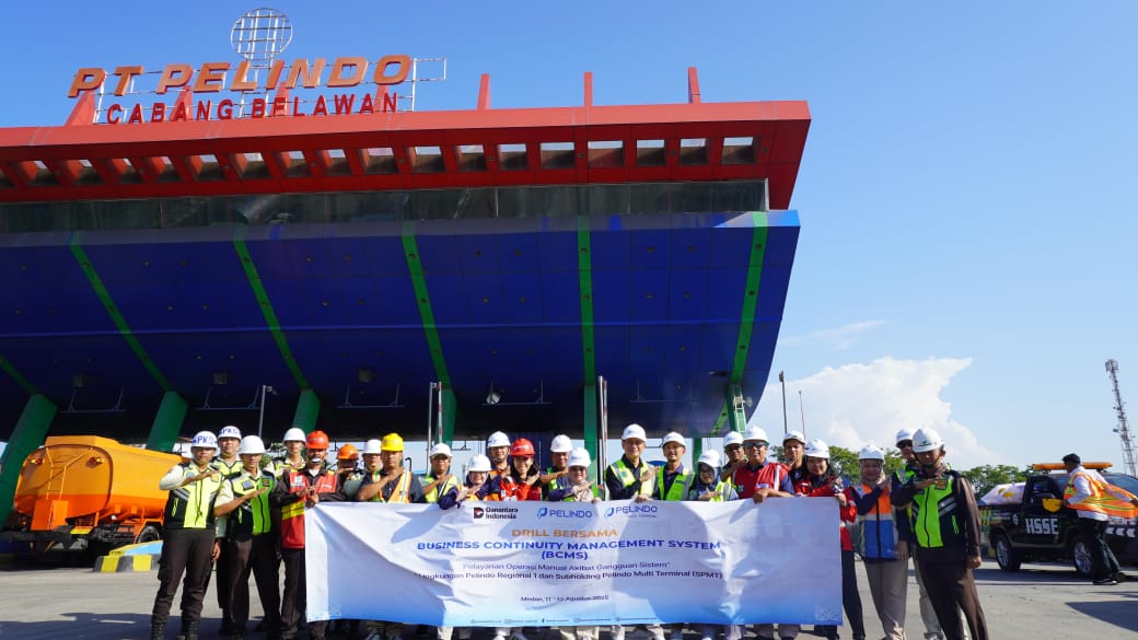 Pelindo Regional 1 Melaksanakan Drill Business Continuity Management System (BCMS)