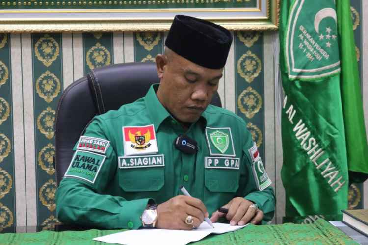 Ketua Umum Pimpinan Pusat Gerakan Pemuda Al Washliyah (GPA), Aminullah Siagian