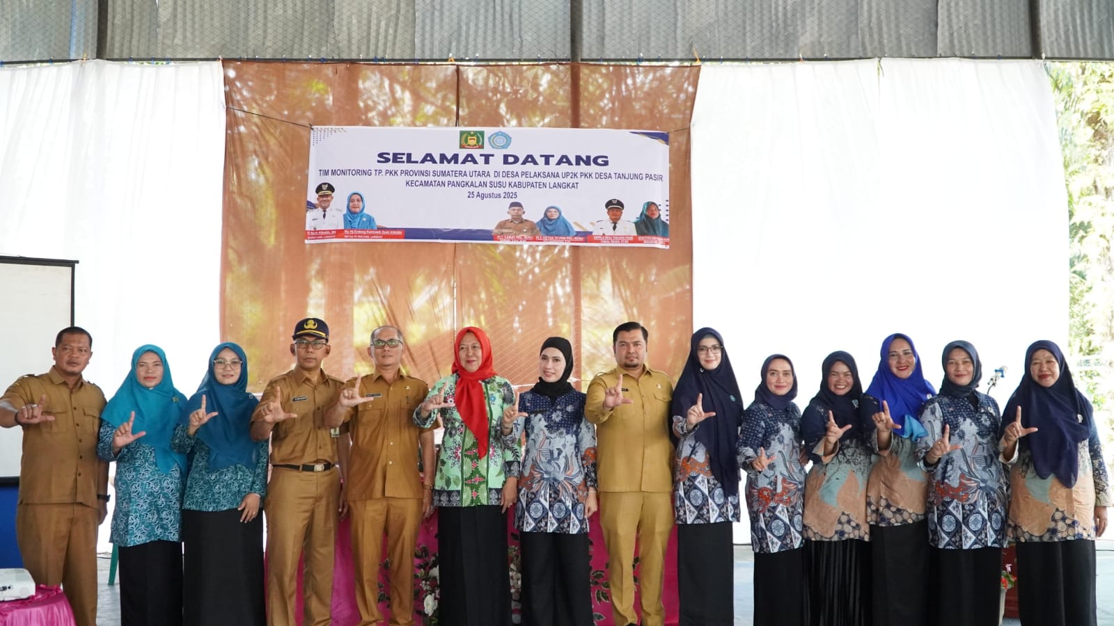 Monitoring TP PKK Sumut di Desa Tanjung Pasir, Momentum Perkuat Kemandirian Ekonomi Keluarga