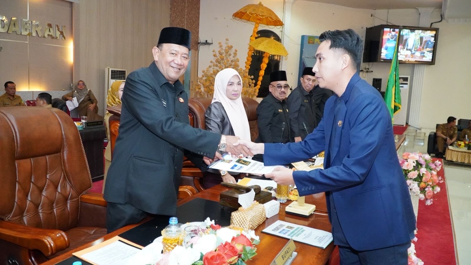 Bupati Langkat Hadiri Pengesahan P-APBD 2025, Tekankan Efisiensi Anggaran