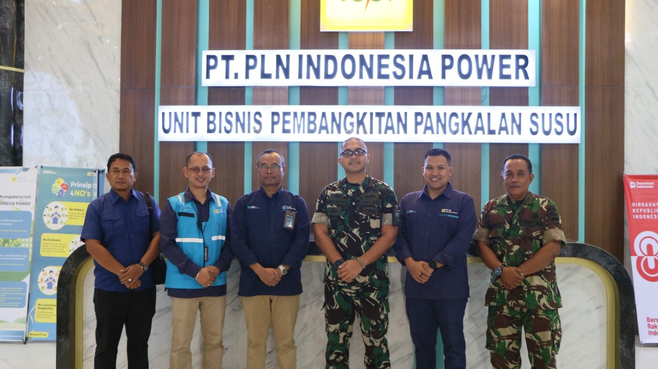 Dandim 0203/Langkat Berkunjung Ke PLN Indonesia PowerPoint UBP Pangkalan Susu