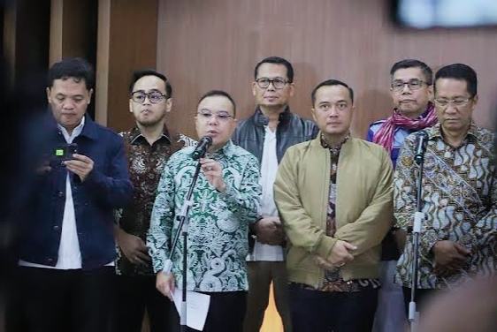 Wakil Ketua DPR RI Sufmi Dasco Ahmad menyampaikan DPRD menyepakati pemberian Abolisi Tom Lembong dan Amesti Hasto. Foto/babelhebat.com