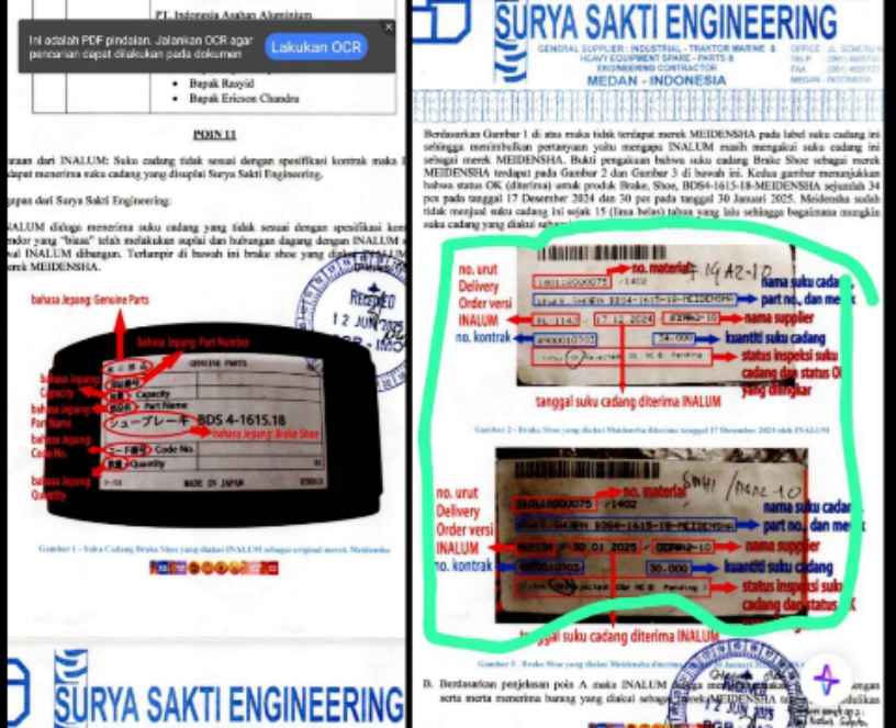 Dugaan Korupsi PT Inalum Mencuat Lagi, RCW Sumut Soroti Pengadaan Barang dan Dugaan Pencurian Suku Cadang