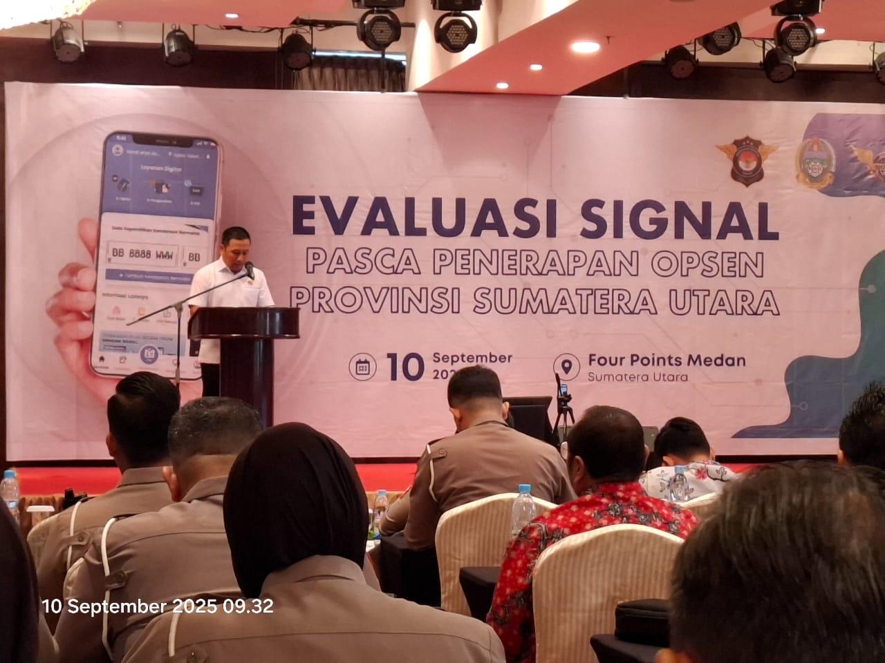 Sat Lantas Polres Tanjungbalai Ikuti Sosialisasi Evaluasi Signal