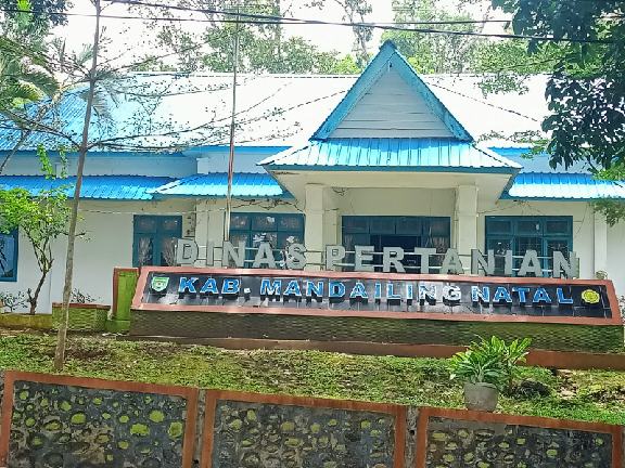 Kantor Dinas Pertanian Kabupaten Mandailing Natal.