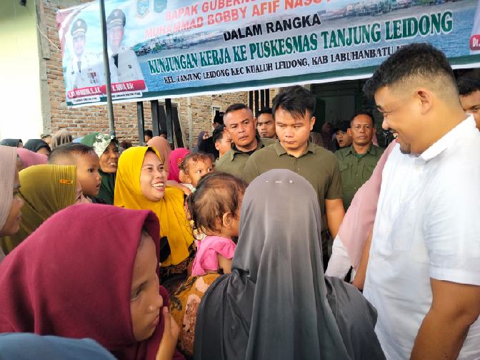 Bobby Nasution melaksanakan kegiatan Sapa Daerah (Sada) di Teluk Pulai Dalam, Rabu (24/9/2025).