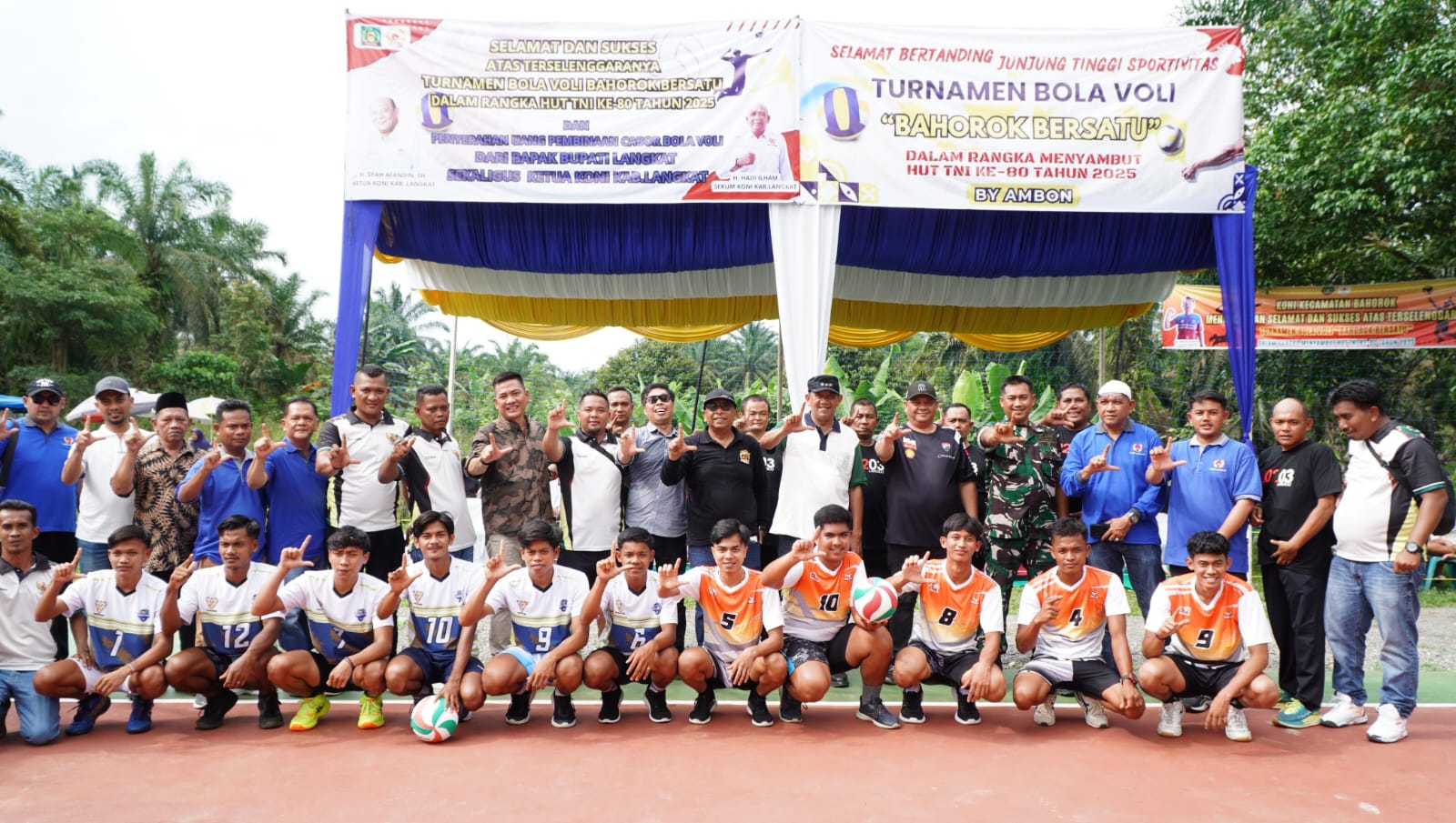 Syah Afandin Buka Turnamen Voli Bahorok Bersatu, Dorong Lahirnya Bibit Atlet Langkat