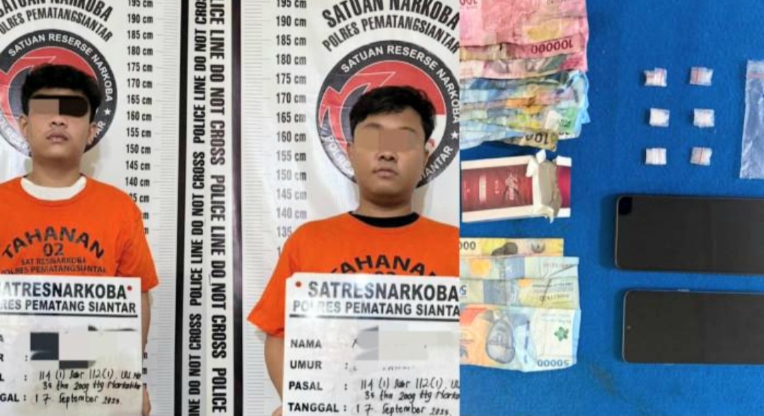 Lagi Transaksi Sabu, 2 Pria Ini Disergap Pak Pol