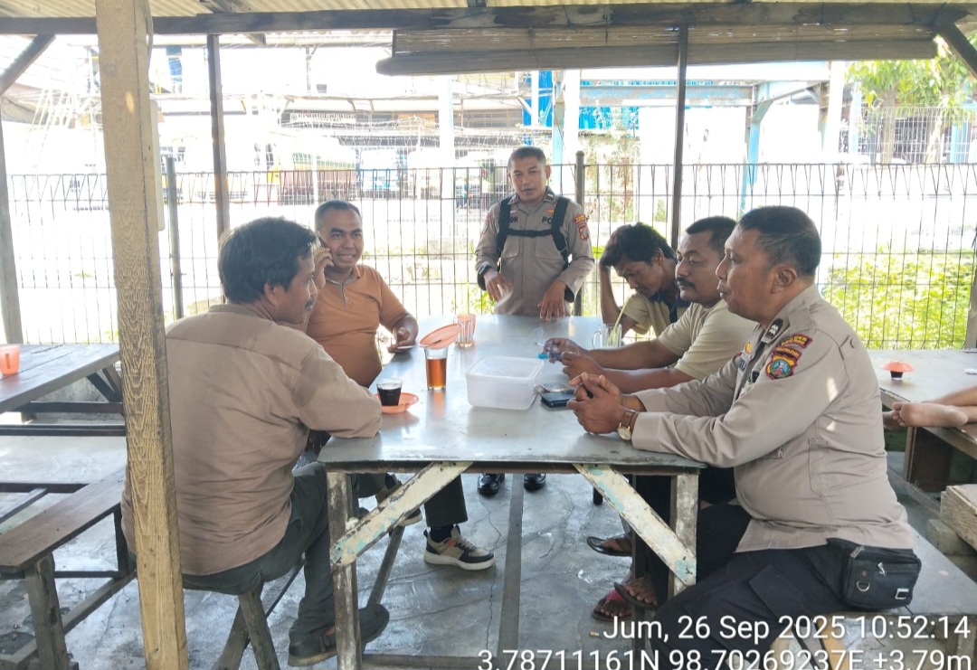 Sat Binmas Polres Pelabuhan Belawan Ajak Warga Aktif Menjaga Kamtibmas