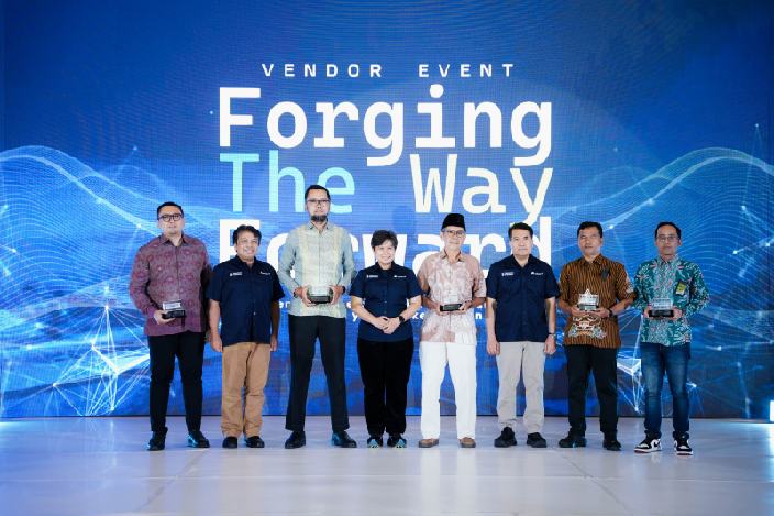 PT Indonesia Asahan Aluminium (INALUM) menggelar Vendor Event 2025 dengan tema “Forging the Way Forward: Menjalin Sinergi untuk Pertumbuhan Bersama yang Berkelanjutan” di Ballroom Kantor Pusat INALUM, Kuala Tanjung, Kamis (2/10/2025).